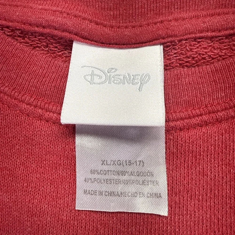 Vintage 90's Disney Mickey Mouse‎ Club Emotions Red Sweatshirt Sz XL (15/17)